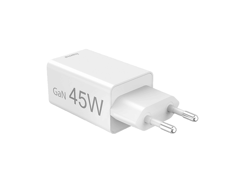 HAMA USB-C Mini-Ladegerät Universal, Weiß