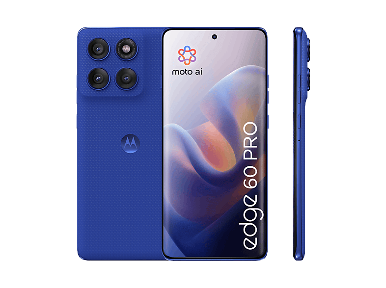 motorola edge 60 pro, Dazzling Blue, 512 GB, 12 GB RAM, 6.67 pOLED, MediaTek Dimensity 8350 Extreme, 6000 mAh