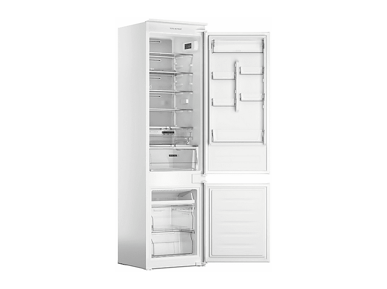 Frigorífico combi - Whirlpool WHC20 T152, Total NoFrost, 193.5 cm, Capacidad 280 l, MultiFresh Box, Sensores 6th Sense, Sin panelar – imagen 2