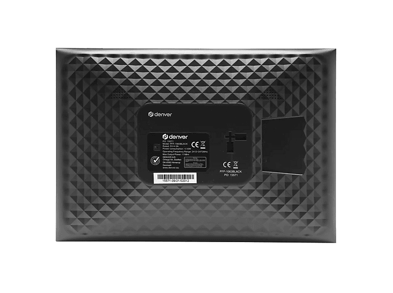 Denver PFF-1063BMK2 Smart Fotorahmen, 10.1 Zoll,16 GB, Wi-Fi, Schwarz; Digitaler Fotorahmen — Foto 2 von 4