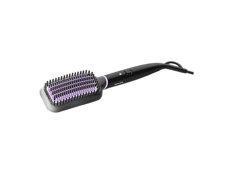 Cepillo alisador - PHILIPS StyleCare Essential BHH880, Calentamiento Rápido, Tecnología ThermoProtect, 2 posiciones de temperatura, Negro