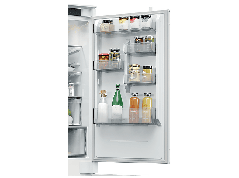 Frigorífico combi integrable - Candy CNBQT3518E, Total No Frost, 177.3 cm, 251 l, Sin Panelar