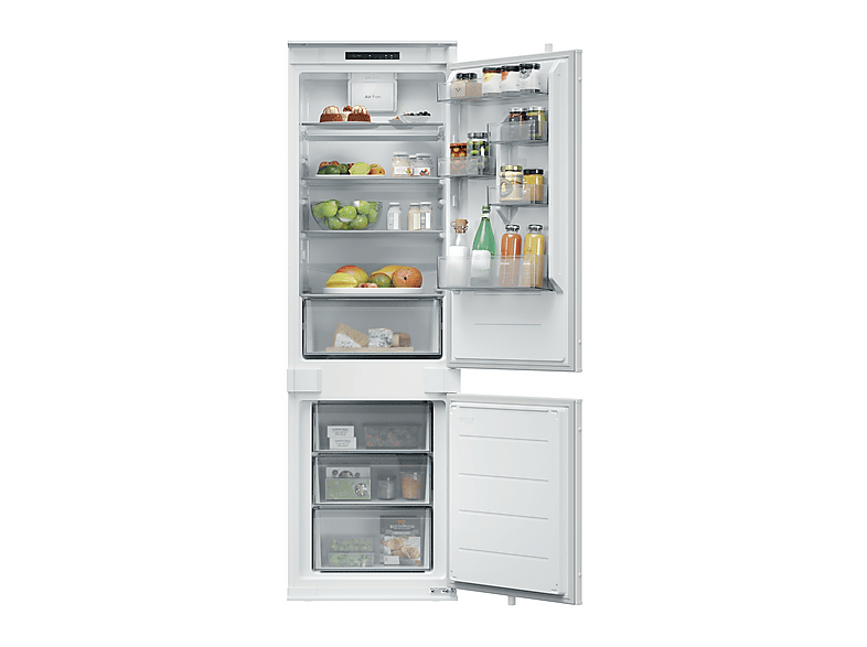 Frigorífico combi integrable - Candy CNBQL3518EV, Low Frost, 177.2 cm, 268 l, Sin Panelar