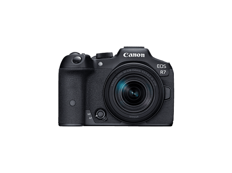 CANON EOS R7 Kit Systemkamera mit Objektiv 18 | 150 mm, 7,5 cm Display ...