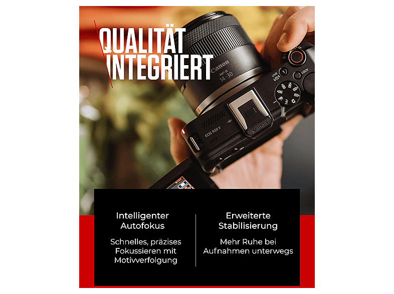 CANON EOS R50 V MILC Body, 7,62 cm Display Touchscreen, WLAN