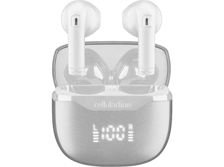 Cellular Line True Wireless Pod Headset CORE pro, Weiß; True Wireless Kopfhörer