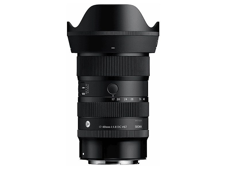 SIGMA 17 - 40 mm f./1.8 (Standardzoom Objektiv für Canon R-Mount, Schwarz)