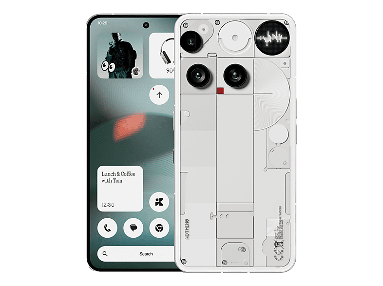 【お得】Nothing Phone (3) White / 12+256GB NOTHING Phone (3) 256 GB Weiss Dual SIM | MediaMarkt