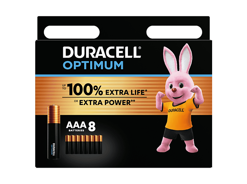 Duracell Optimum Micro AAA, 8er-Pack; Batterie