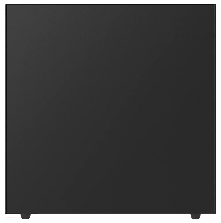 Czarny prostokątny obiekt, prawdopodobnie szafka lub szuflada, z zaokrąglonymi nóżkami u dołu. Powierzchnia jest gładka i ciemna.