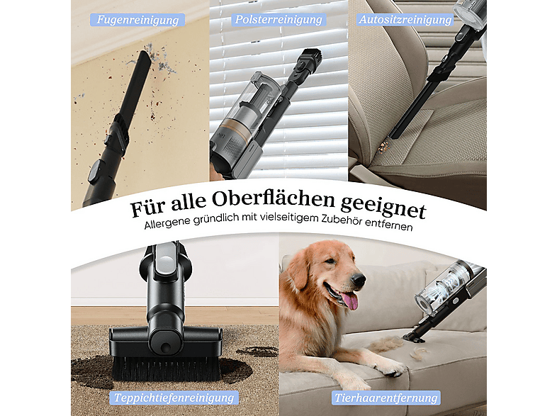 Levoit LSV-V202PE-AEUR Staubsauger (Akkulaufzeit: 60 Minuten, Schwarz) — Foto 3 von 5
