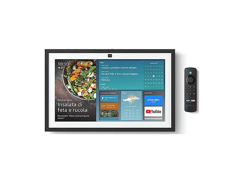 Assistente VOCALEAmazon Nuovo Echo Show 15, Bianco