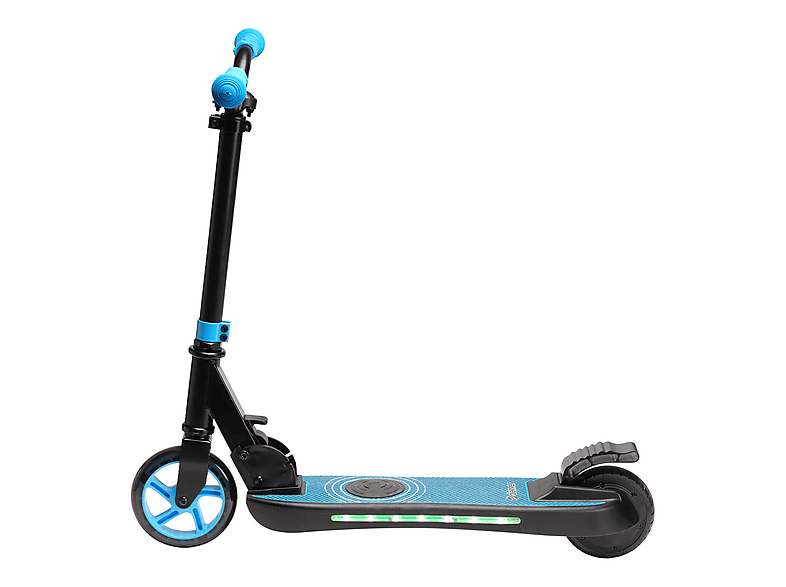DENVER SCK-5500 Kinder Tretroller mit Elektromotor, E-Scooter (5 Zoll, Blau)