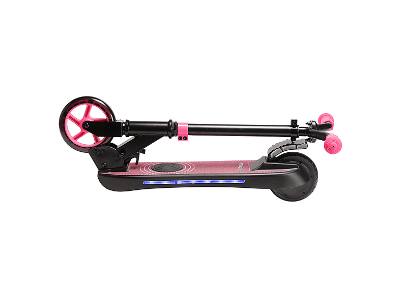 DENVER SCK-5500 Kinder Tretroller mit Elektromotor, E-Scooter (5 Zoll, Rosa)