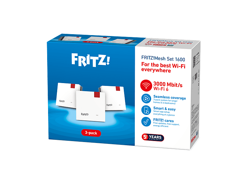 AVM Fritz!mesh Set 1600 3-pack Edition International