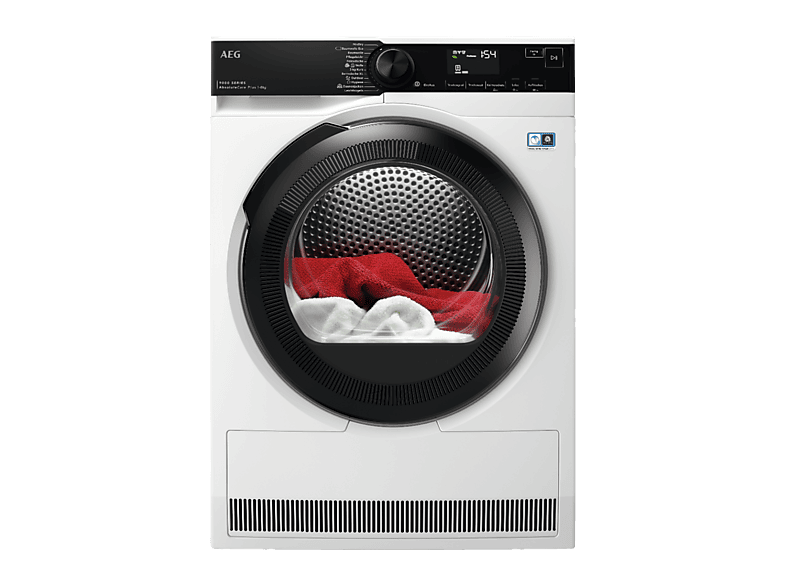 AEG TR9M75680 9000 AbsoluteCare® Plus Wärmepumpentrockner (8 kg, EEK: C, 63 dB(A)), Weiß)