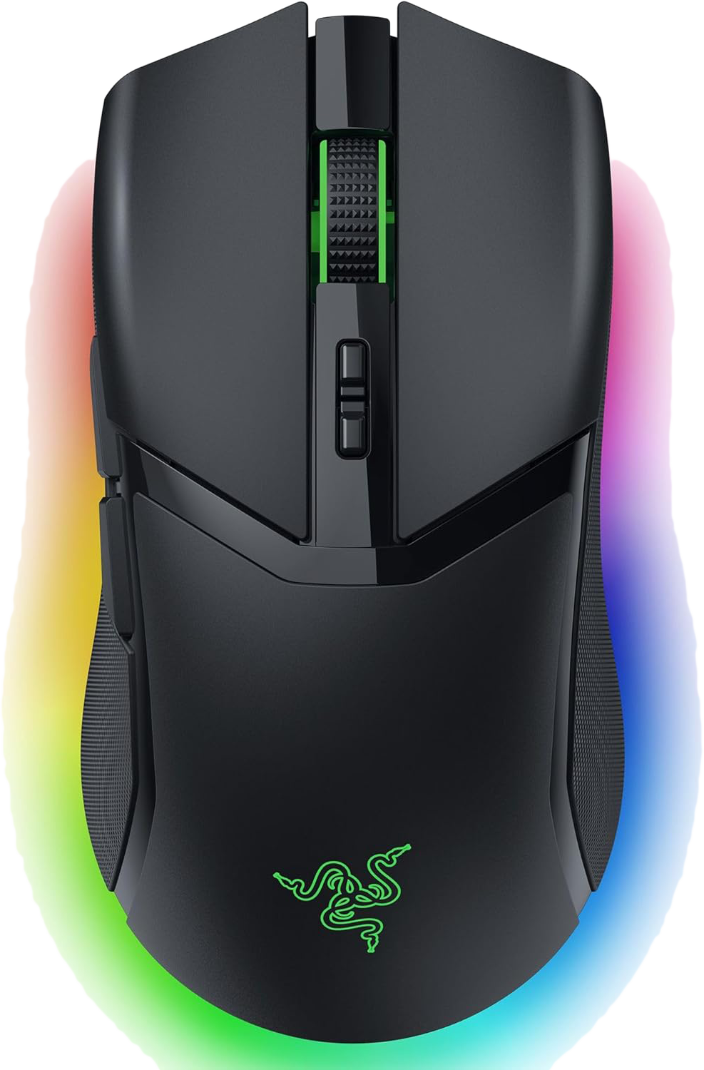 RAZER Cobra Pro vezeték nélküli optikai egér, max 30000 dpi, 2,4GHz+BT, RGB, fekete (RZ01-04660100-R3G1)