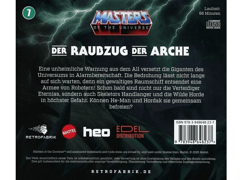 Thumbnail - Masters Of The Universe - Universe-7: Der Raubzug der Arche (CD)