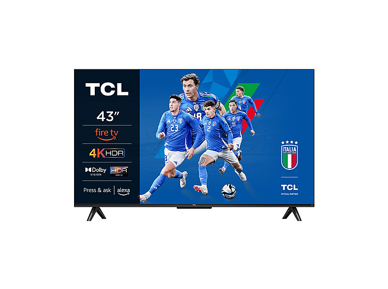 TCL 43Pf650 TV Led, 43", UHD 4K