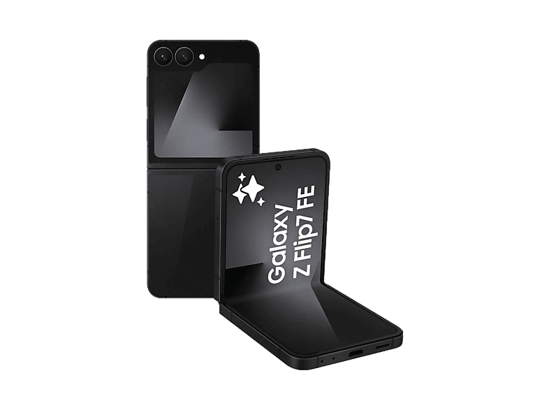 Samsung Galaxy Z Flip7 FE, Negro, 128 GB, 8 GB RAM, 6.7 FHD+, Exynos 2400, 4000 mAh, Android 16