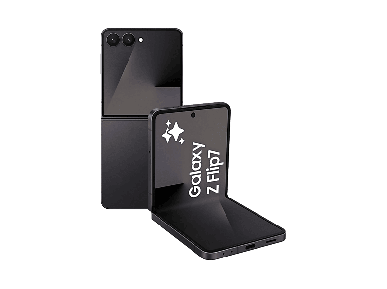 Móvil - Samsung Galaxy ZFlip7, Negro, 256 GB, 12 GB RAM, 6.9" FHD+, Exynos 2500, 4300 mAh, Android 16