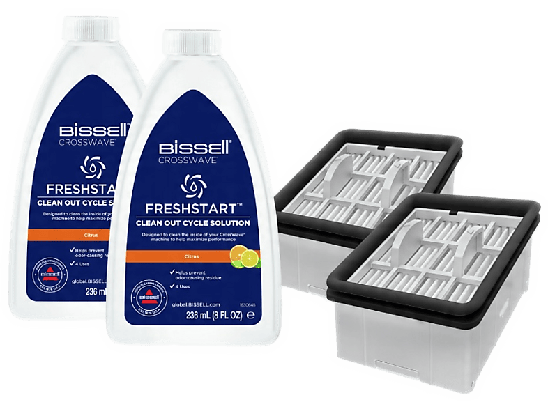 Bissell Wielokolorowy Zestaw Filtry + Środek Czyszczący Crosswave Freshstart Kit