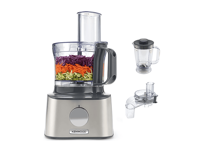 Kenwood Multipro Compact Fdm304Ss Robot DA Cucina, 800 W, capacità ciotola 2,1 l, Silver