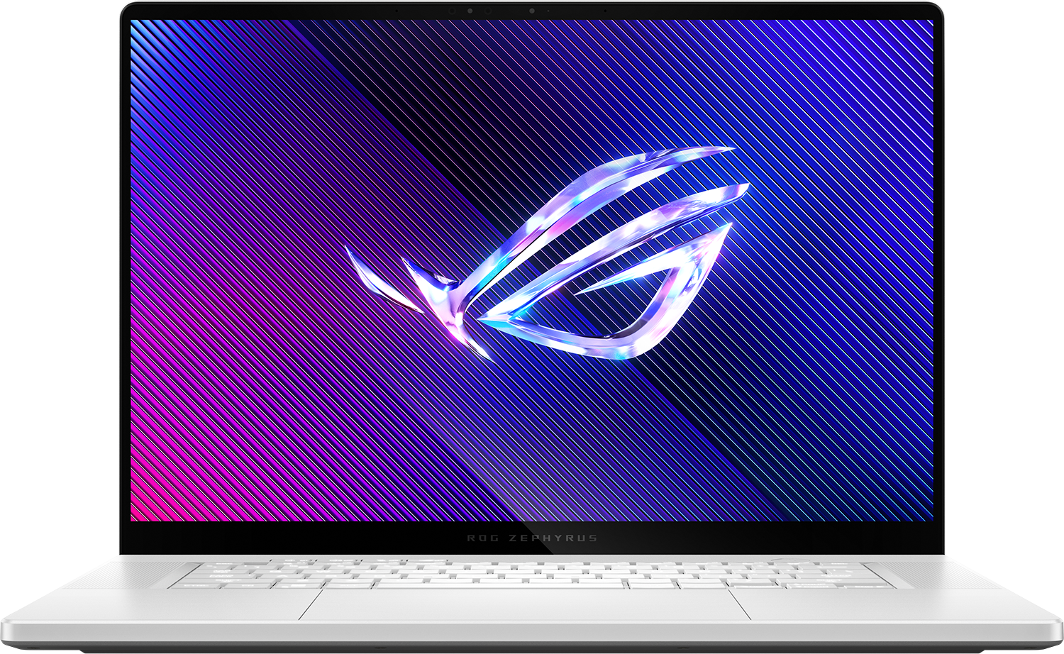 ASUS ROG Zephyrus G16 GU605CW-QR086W Fehér Gamer laptop (16" WQXGA OLED/Core Ultra 9/64GB/2048 GB SSD/RTX5080 16GB/Win11H)