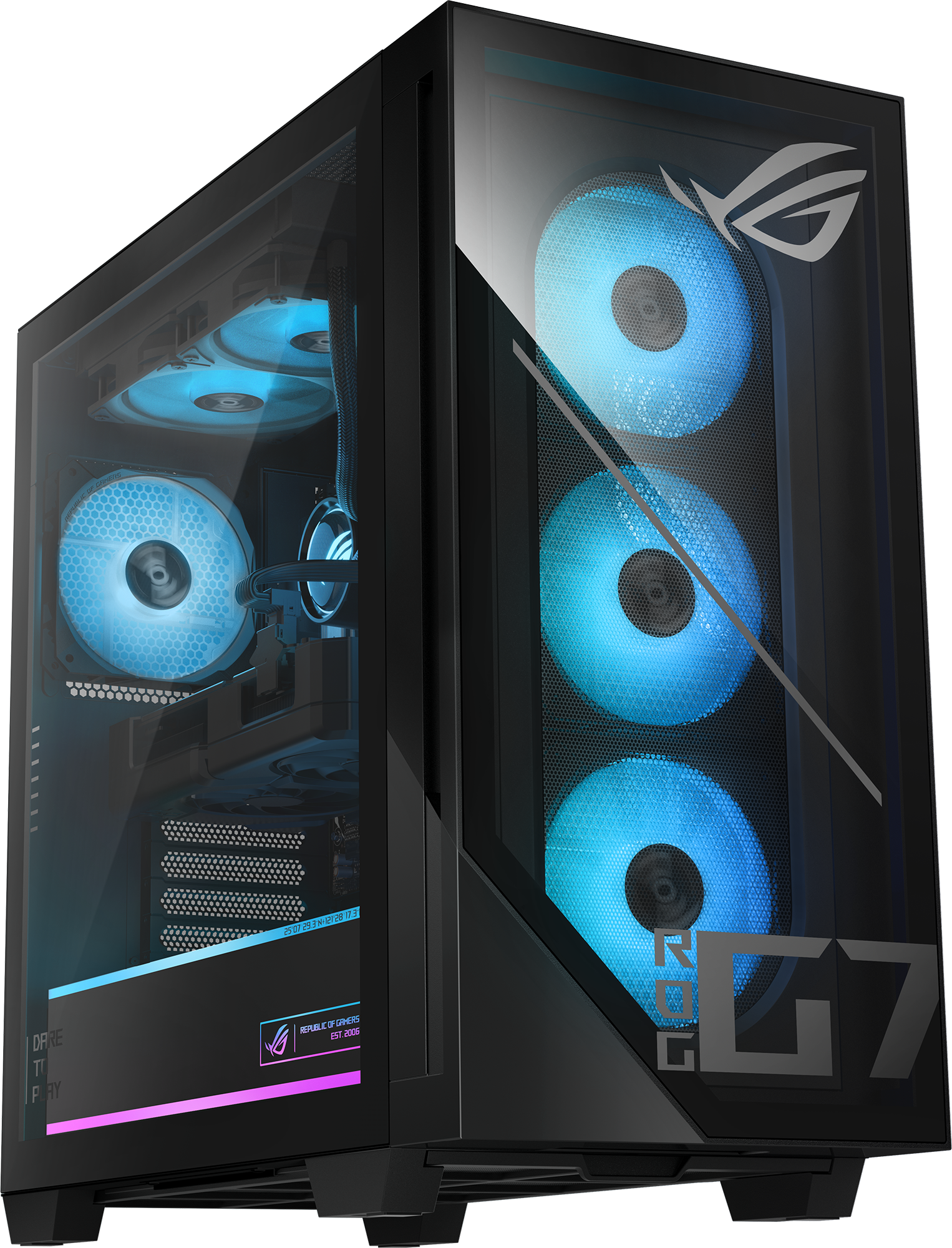 ASUS G700TF-09285K168W Gamer PC (Core Ultra 9/64GB/2048 GB SSD/RTX5080 16GB/Win11H)