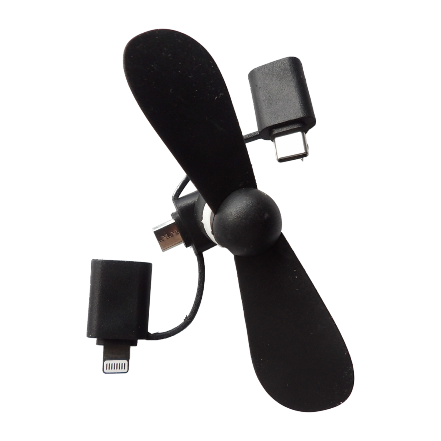 MYA MFBLACK 3-in-1 Mini USB-ventilator afbeelding