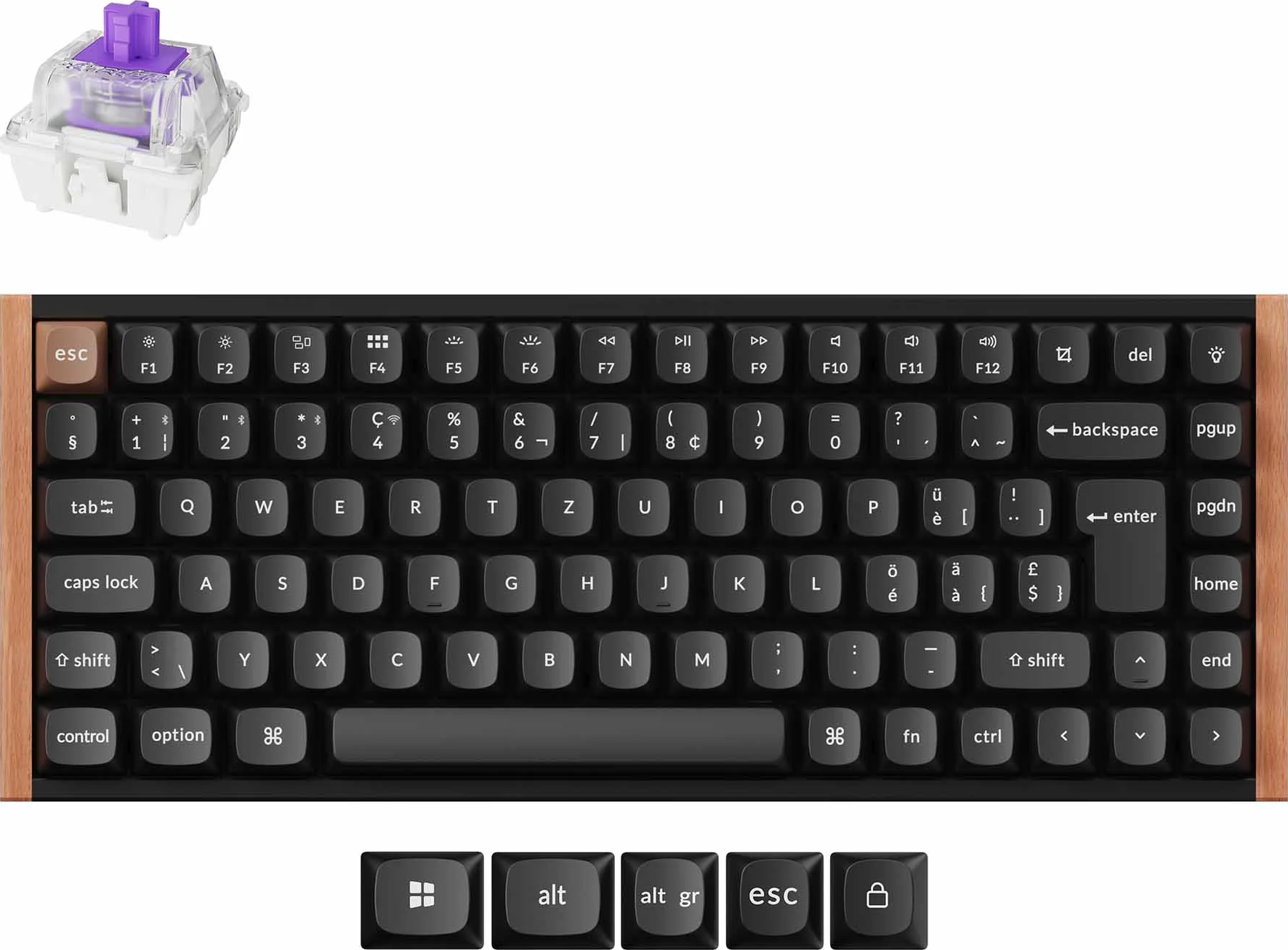 KEYCHRON K2 HE | Special Edition ISO (CH) Wireless, Gaming