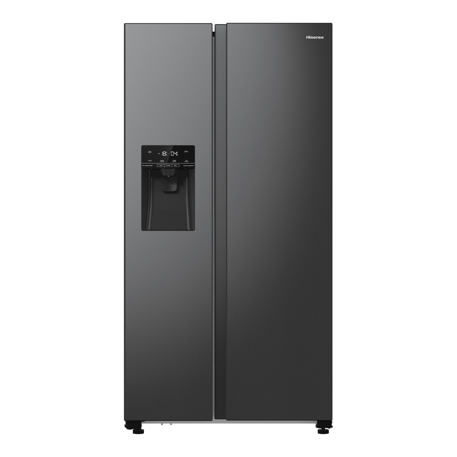 Hisense Rs5p535ntfe - Amerikaanse Koelkast Breedte 91.5 Cm Hoogte 178.6 Inhoud 376 L Nofrost