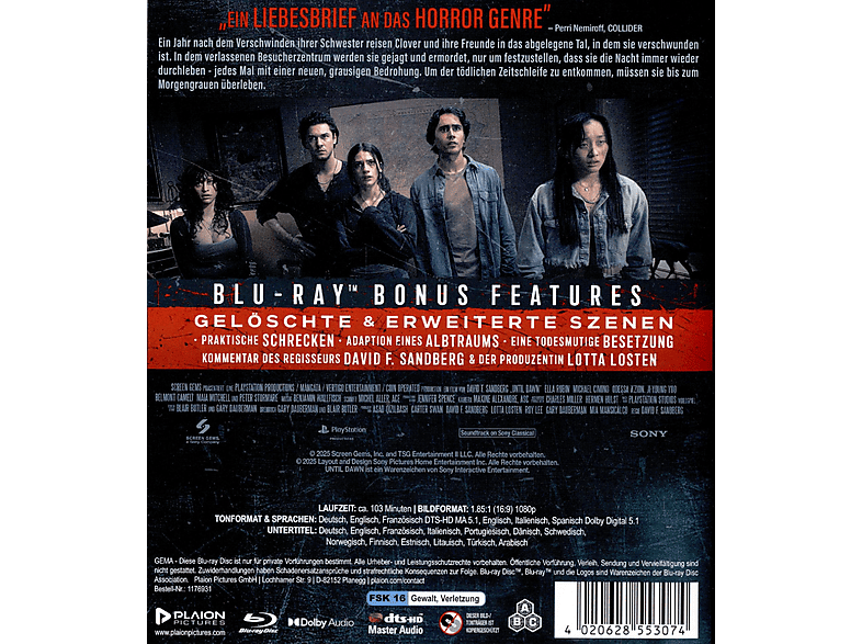 Thumbnail - Until Dawn Blu-ray