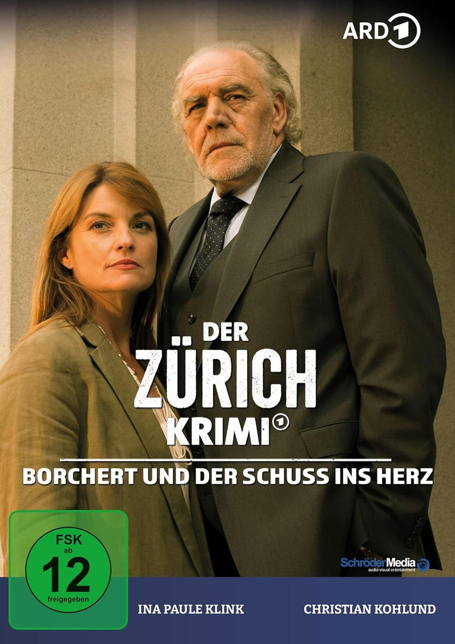 Poster für den Film "Der Zürich Krimi". Zeigt zwei Personen, einen Mann und eine Frau, mit Filmtitel und Slogan.