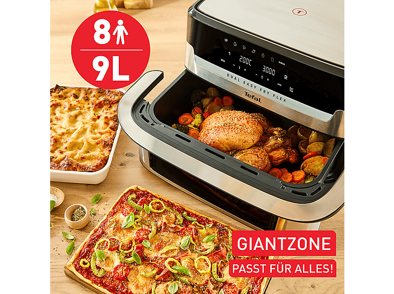 Thumbnail - TEFAL EY922D Dual Easy Fry Flex Heißluftfritteuse