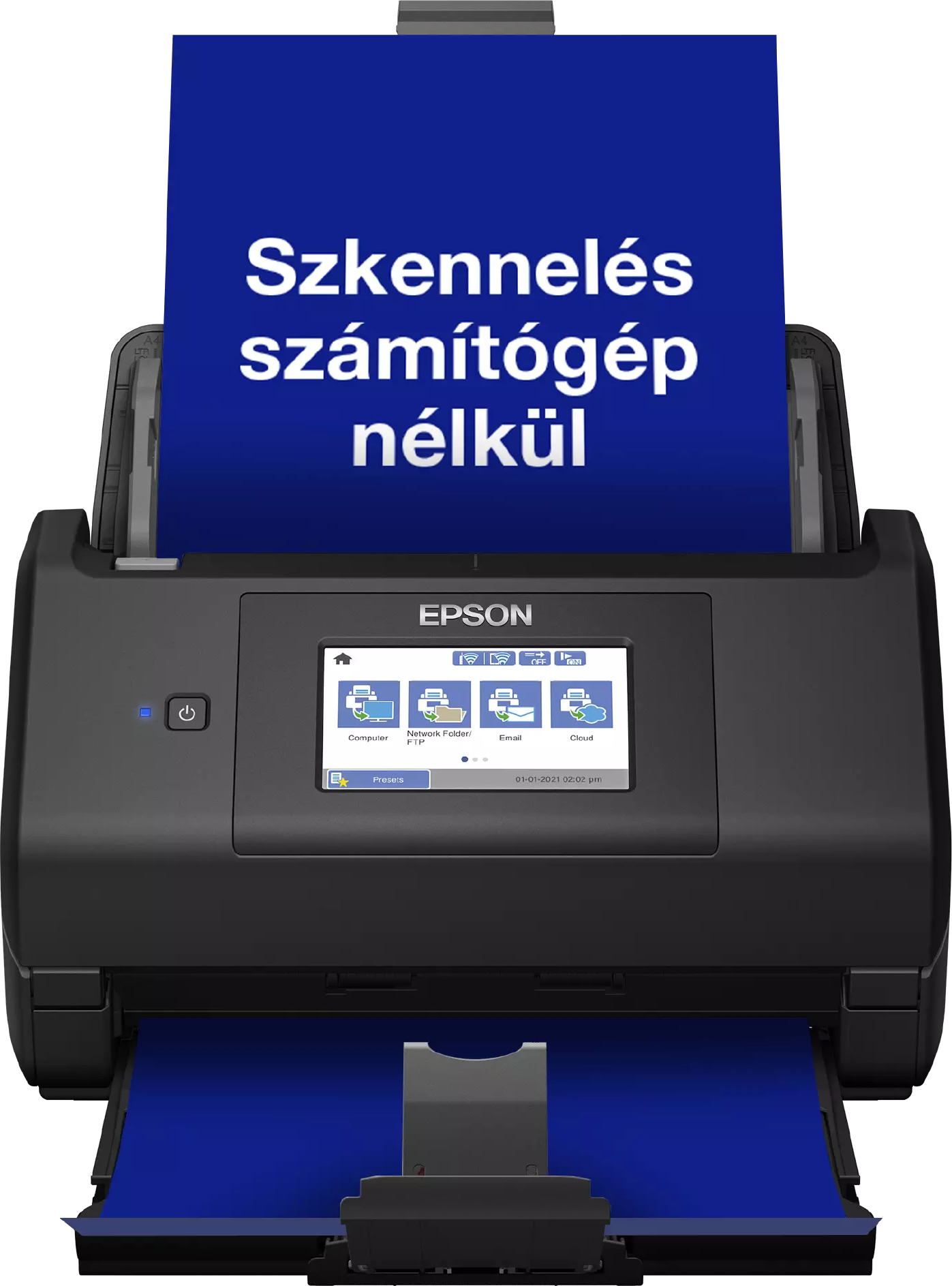 EPSON WorkForce ES-580W lapáthúzós duplex fotó és dokumentum szkenner (B11B258401)