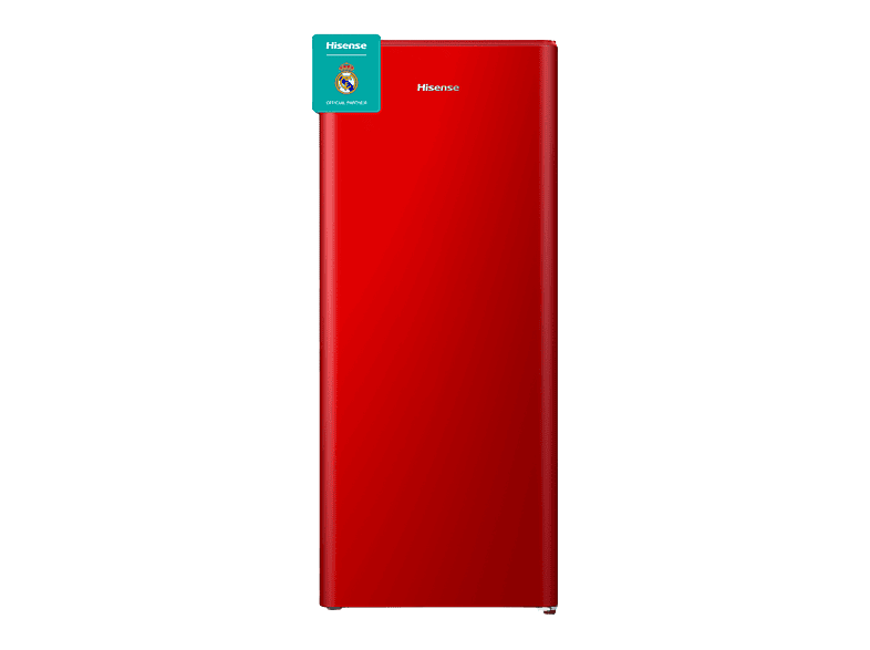 Hisense RR220D4BRE, Cíclico/Defrost, 126.5 cm, 165 l, Clase E, Rojo
