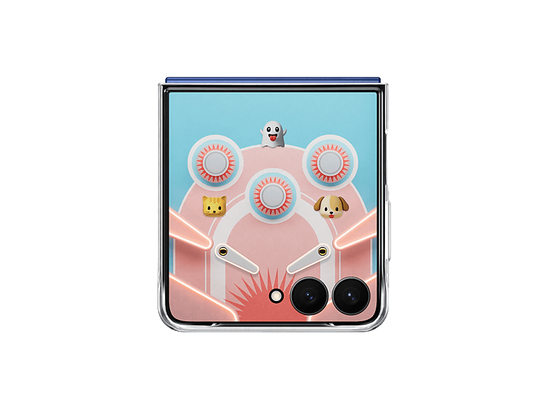 Funda móvil - Samsung Flipsuit, Para Galaxy Z Flip7, Transparente