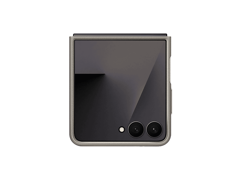 Funda móvil - Samsung, Para Samsung Galaxy Z Flip7, Cuero Vegano, Marrón