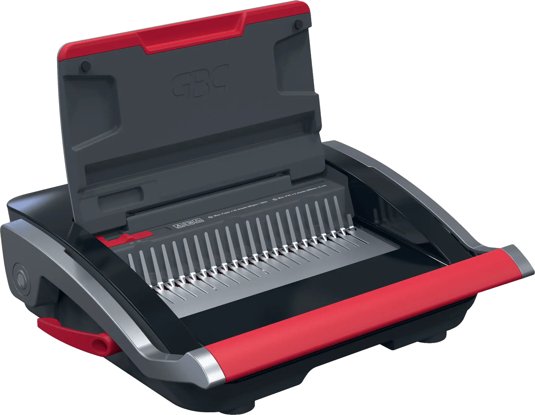 GBC CombBind CB25 kézi spirálozógép, max 25 lap lyukasztás, 390 spirálozás, fekete (4410063)