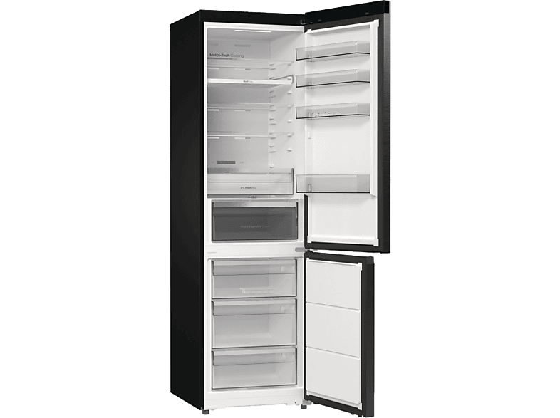 HISENSE RB5P410SAFC Kühlgefrierkombination (C, 413 l, 2030 mm hoch, Schwarz)