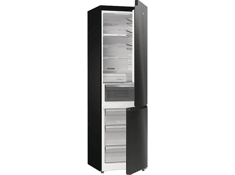 HISENSE RB5P410SAFC Kühlgefrierkombination (C, 413 l, 2030 mm hoch, Schwarz)
