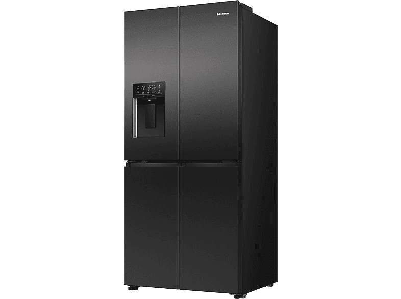 HISENSE RQ5P470SYFD Kühlgefrierkombination (483 l, D, 1785 mm hoch, Schwarz)