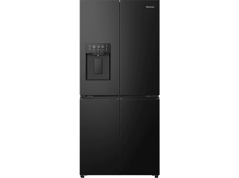 HISENSE RQ5P470SYFD Kühlgefrierkombination (483 l, D, 1785 mm hoch, Schwarz)
