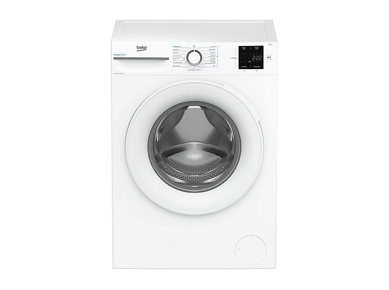 Beko Bmwu3821W Lavatrice, Caricamento frontale, 8 kg, 54,6 cm, Classe A