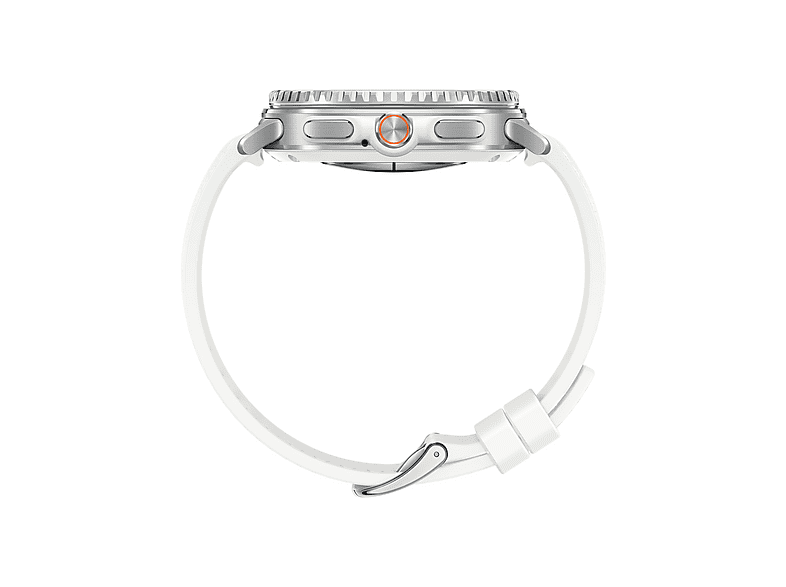 SAMSUNG Galaxy Watch8 Classic 46 mm Smartwatch PU/Kautschuk, 130-205 mm, White