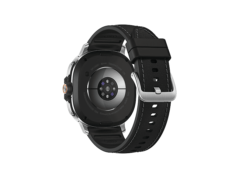 SAMSUNG Galaxy Watch8 Classic LTE 46 mm Smartwatch PU/Kautschuk, 130-205 mm, Black