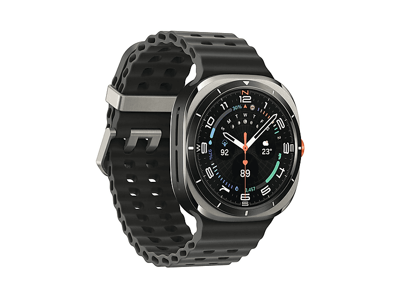 SAMSUNG Galaxy Watch Ultra 47 mm Smartwatch Nitrilkautschuk, 90-140 mm, Titanium Silver