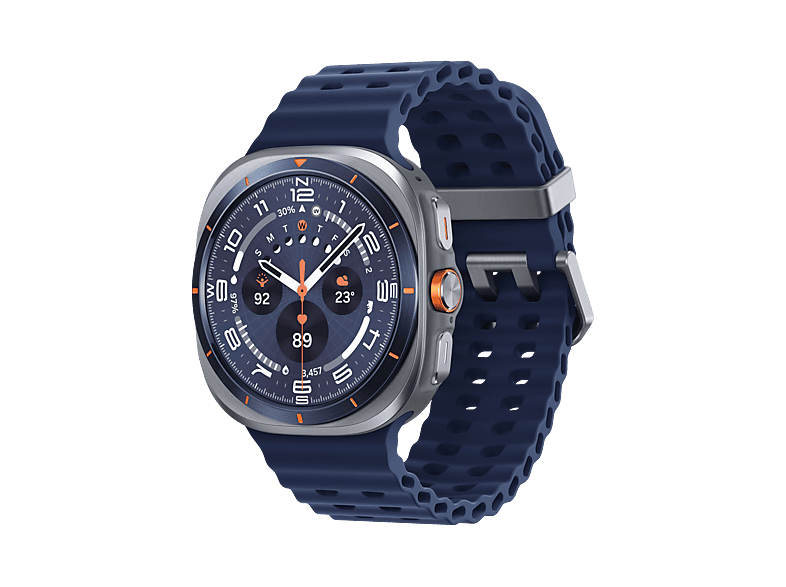 SAMSUNG Galaxy Watch Ultra 47 mm Smartwatch Nitrilkautschuk, 90-140 mm, Titanium Blue
