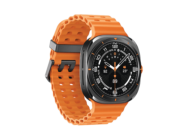 SAMSUNG Galaxy Watch Ultra 47 mm Smartwatch Nitrilkautschuk, 90-140 mm, Titanium Gray